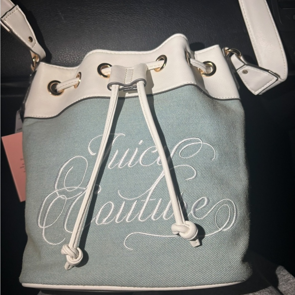 Juicy Couture Mint and White Shoulder Bag
